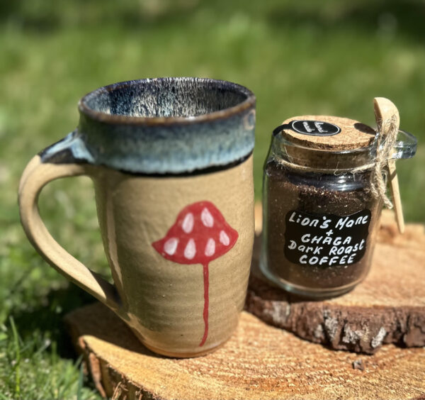 Gourmet Ground Mushroom Coffee with Lion’s Mane & Chaga - 3 oz