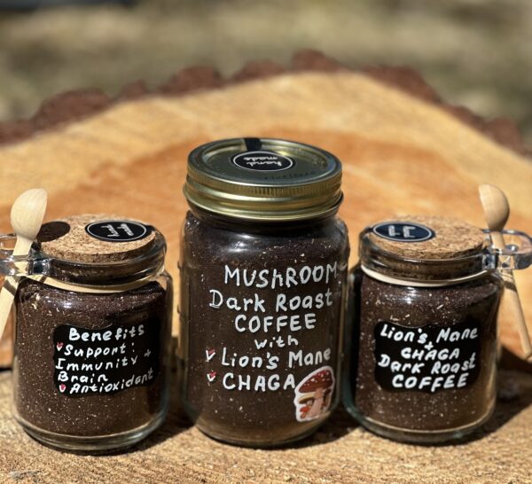 Gourmet Ground Mushroom Coffee with Lion’s Mane & Chaga - 6 oz