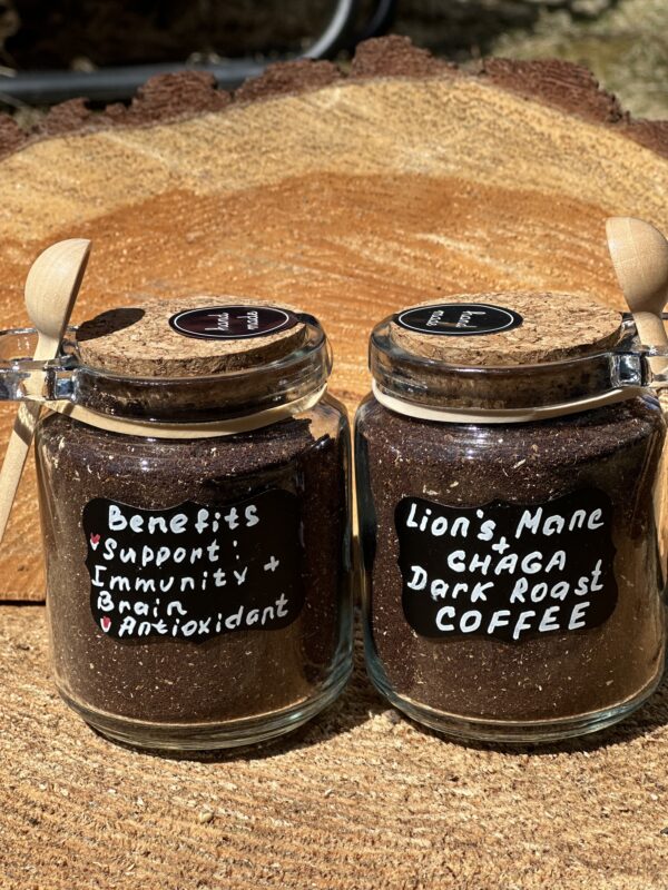 Gourmet Ground Mushroom Coffee with Lion’s Mane & Chaga - 6 oz - Image 3