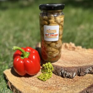 Marinated Hot Italian Mushrooms - 12 oz